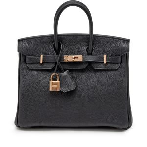 Hermes Black Togo Birkin 25 2